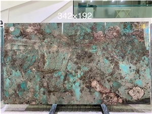 Amazonita Quartzite Slabs,Amazon Green Quartzite