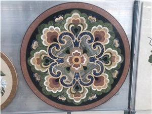 Marble Floor Round Medallions