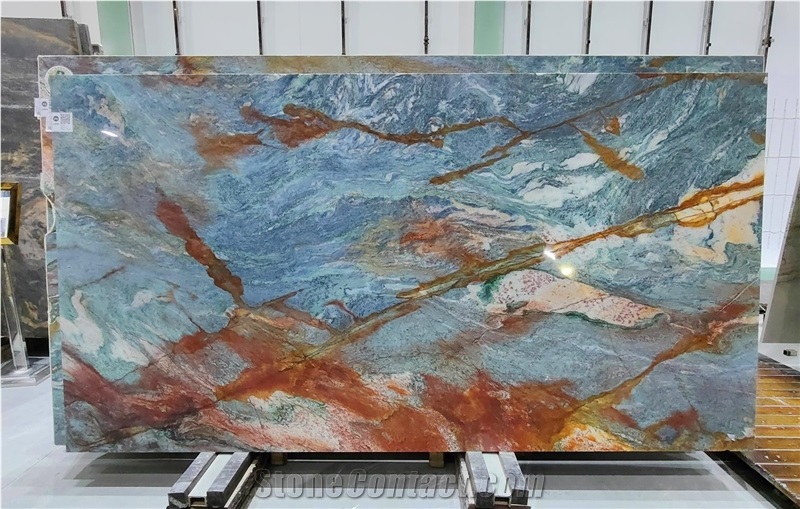 Blue Van Gogh Quartzite - Blue Quartzite - StoneContact.com