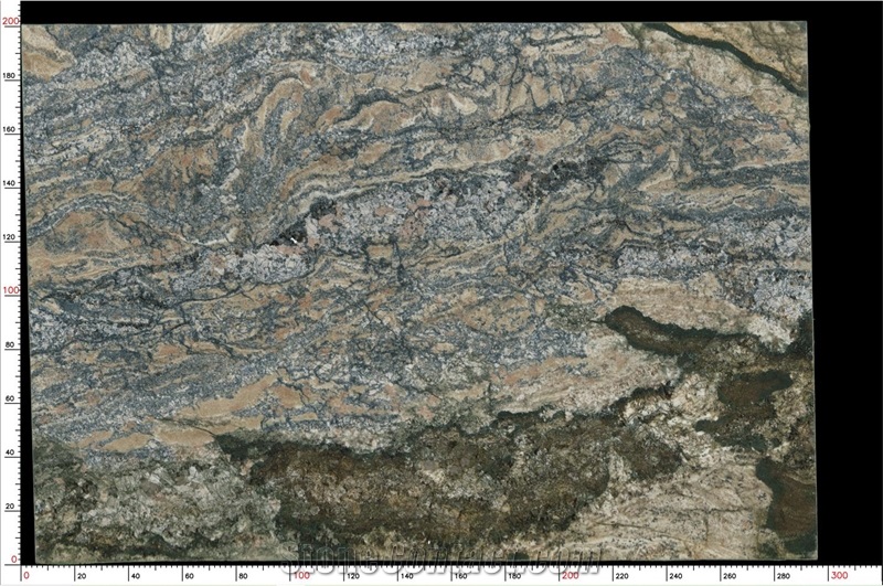 Deep Blue Sea Granite Slab