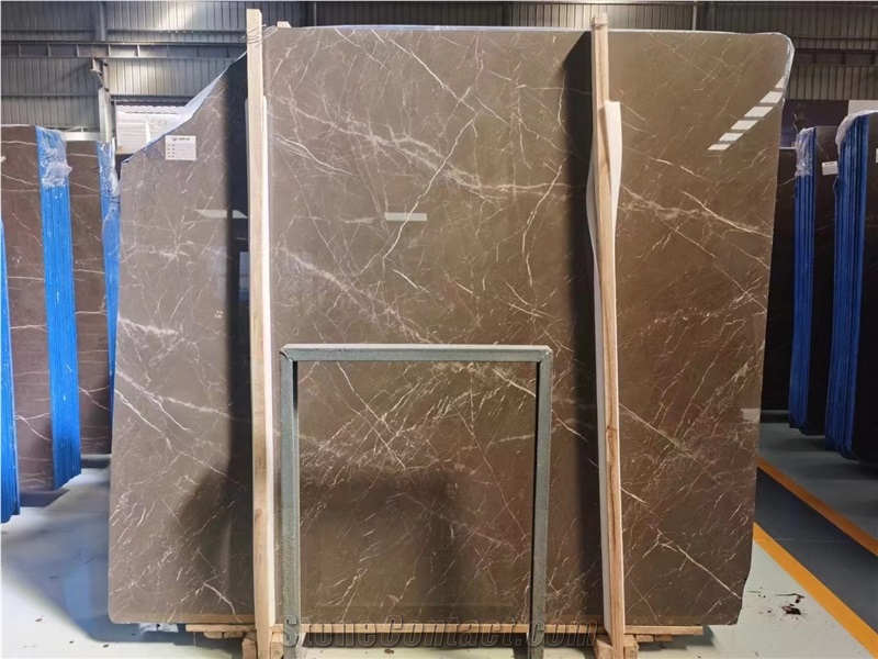 Royal Brown Marble Stone Slabs For Interior Decoration