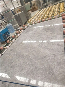 Cloudy Grey Marble Slabs