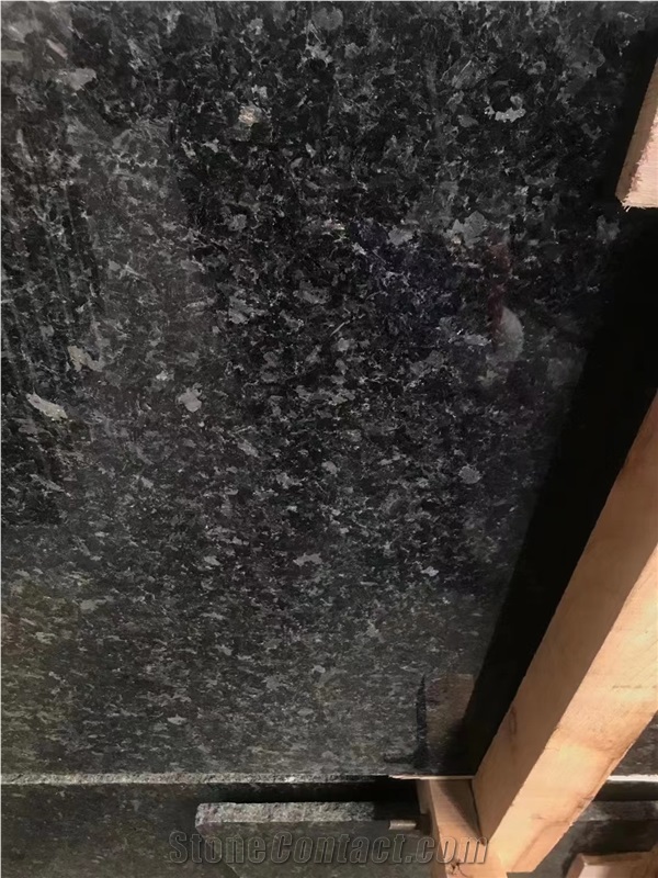 Angola Antique Black Polished Granite Floor Wall Slab Tiles