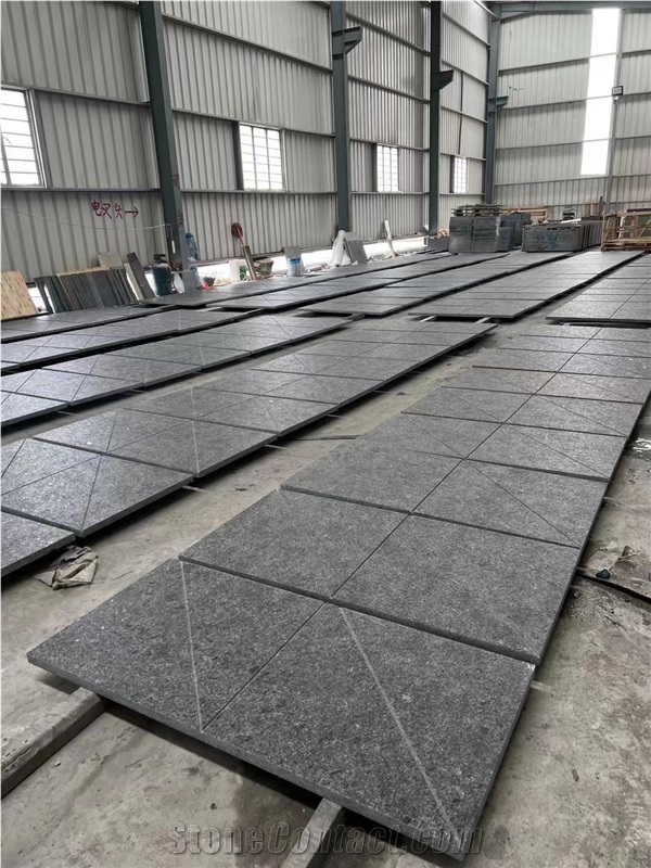 African Angola Black Granite Slabs Tiles