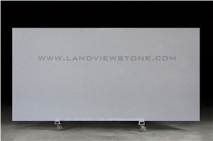 Sparkle Light Grey Mirror Quartz Slab
