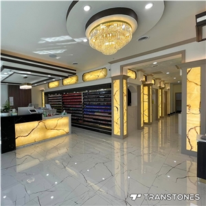 Artificial Onyx Translucent Stone For Decoration