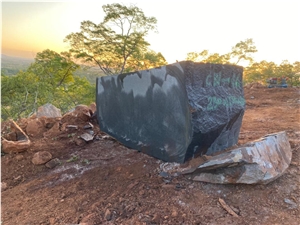 Zambia Black Granite Blocks