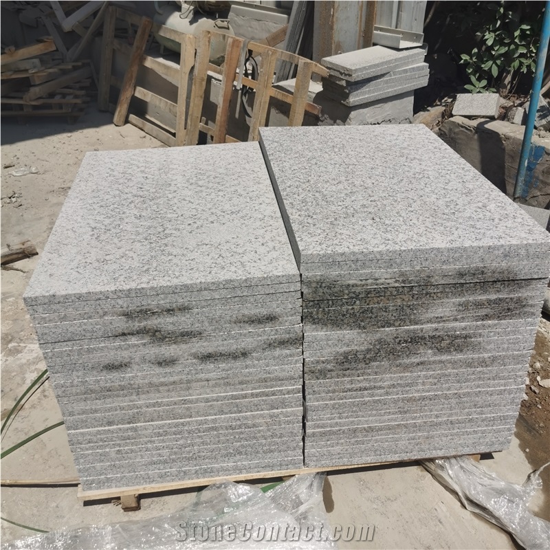 Best Price With New G603 Padang Light Granite Flamed Tiles