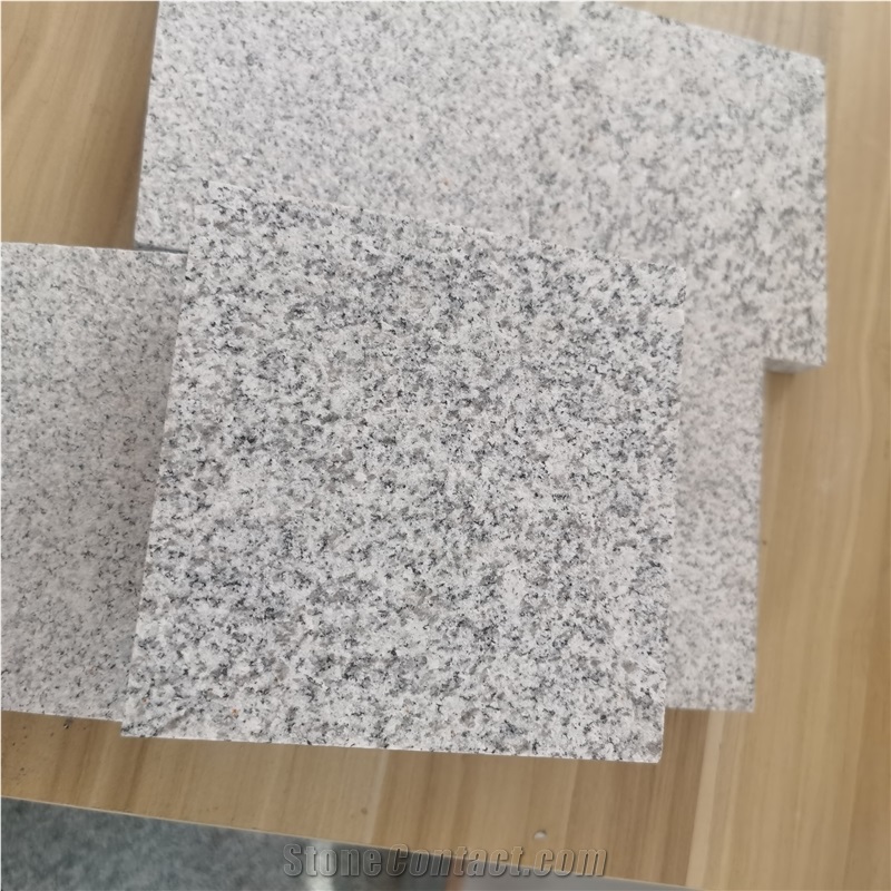 Cheap Flamed New G603 Granite White Floor Paving Stone