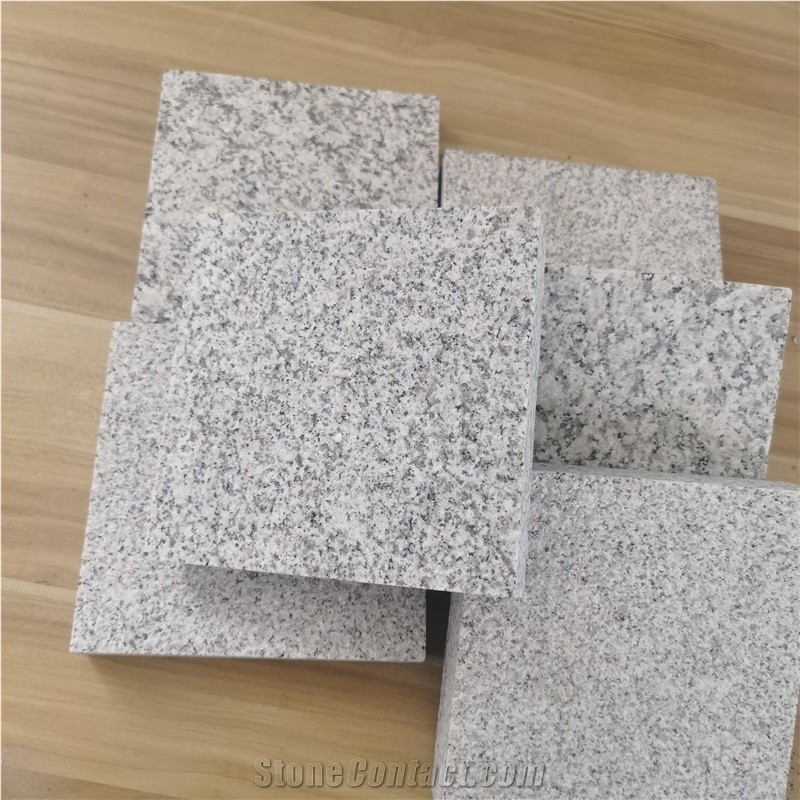 Cheap Flamed New G603 Granite White Floor Paving Stone