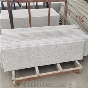 Cheap G603 Bacuo White Granite Sandblast Stair Steps