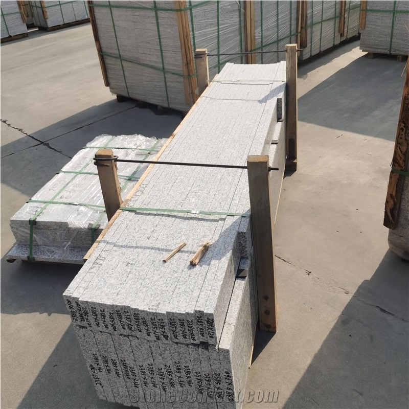 China Sesame White G603 Granite Cut To Size Thin Tiles