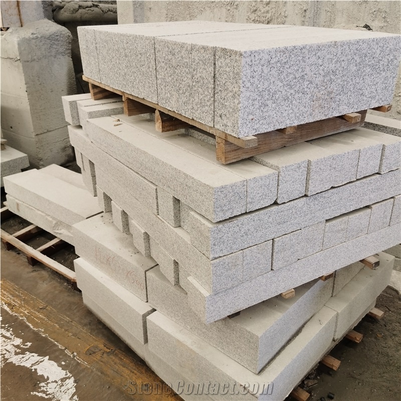 High Quality Bacuo White Granite G603 Curbstone /Side Stone