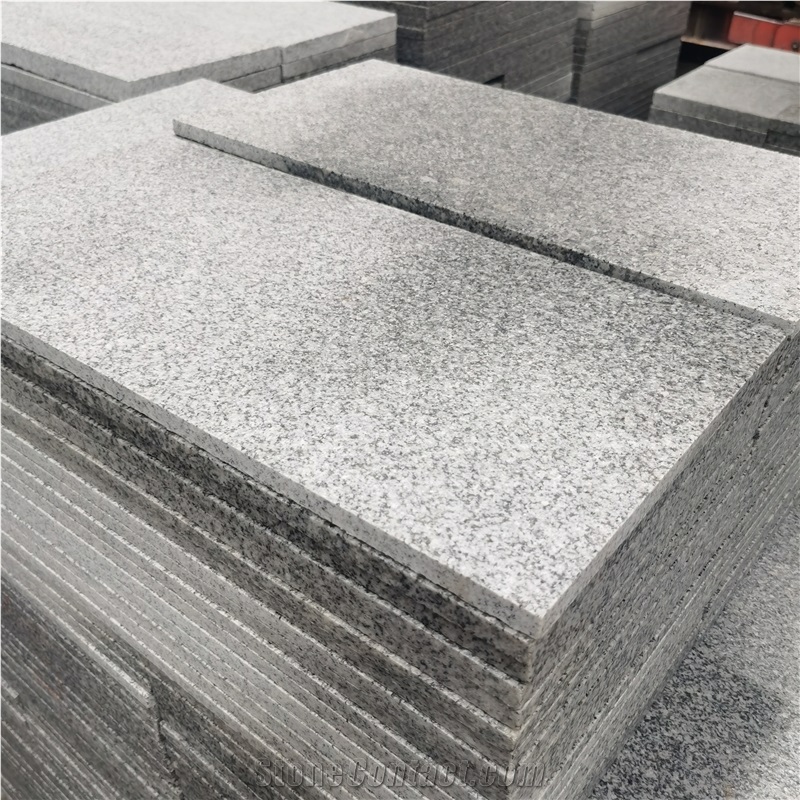 Hubei New G603 Granite Sandblast Grey Cobble&Paving Stone