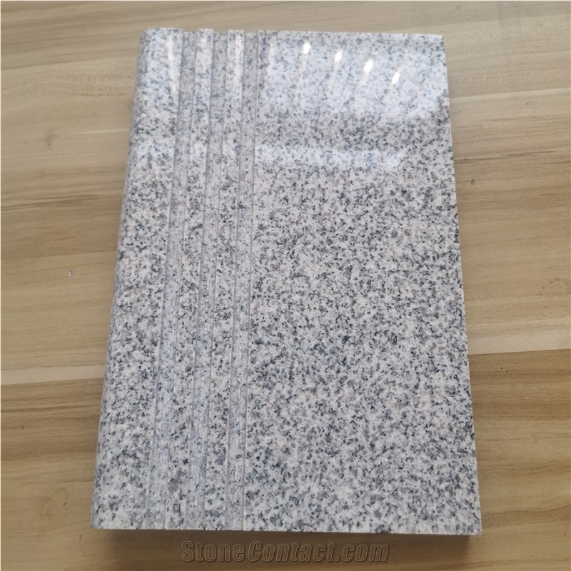 Polished Bacuo White Granite G603 Stair And Stepping Tiles