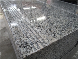 Quality Light Grey Polished Hubei New G603 Granite Steps