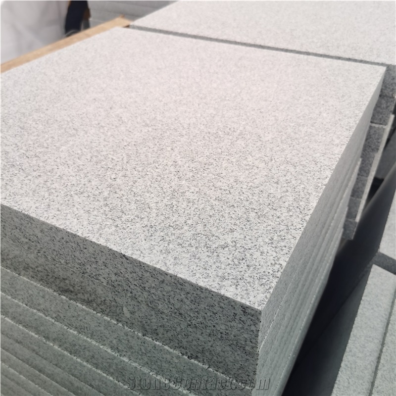 Wholesale White New G603 Granite Sandblast   Paving Stone
