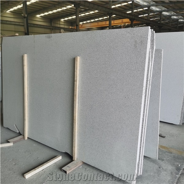 Wuhan New G603 Granite Polished White Big Slabs Factory