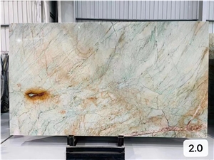 Alexandrita Quartzite Verde Parrot Green Polished Slab Tile