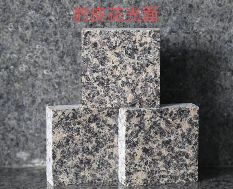 Fogila D'autun Leopard Skin Granite Multicolor Stone Tile
