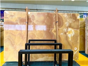 Mexico Jalisco Orange Onyx Orange Big Size Slabs Polished