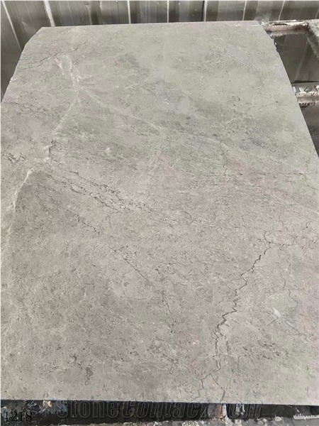 Turkey Castle Grey Marble Polished Slab For Outdoor Flooring