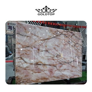 Crystal Pink Quartzite Tile & Slabs On Sale