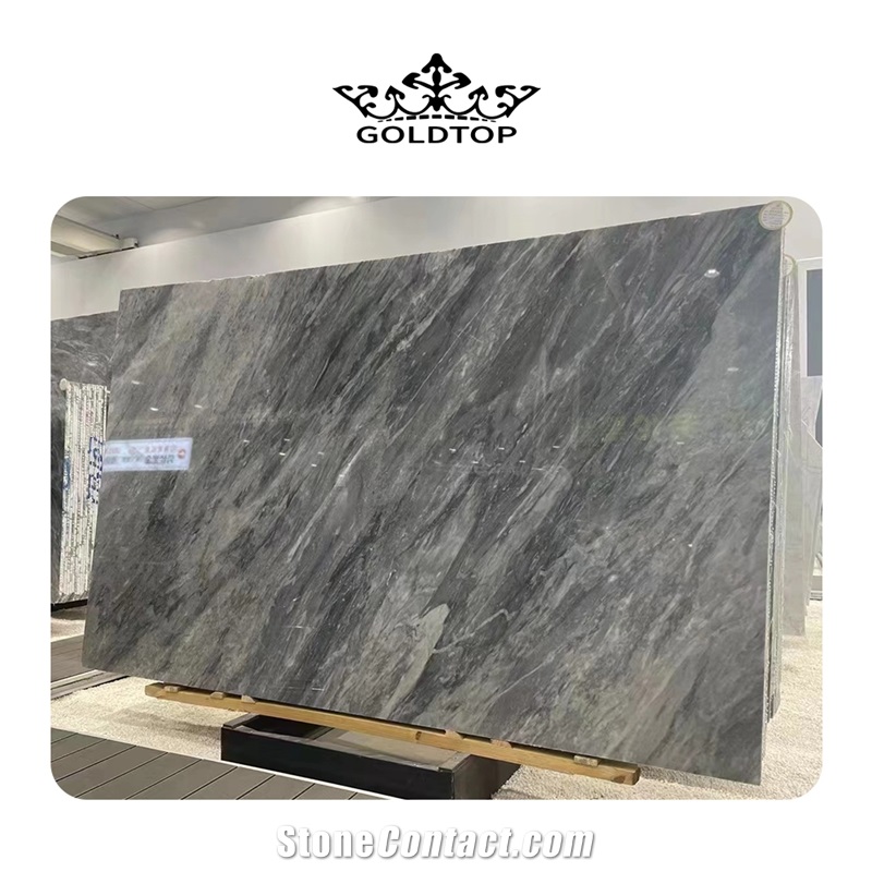 GOLDTOP ODM/OEM Florence Grey Marble Slab
