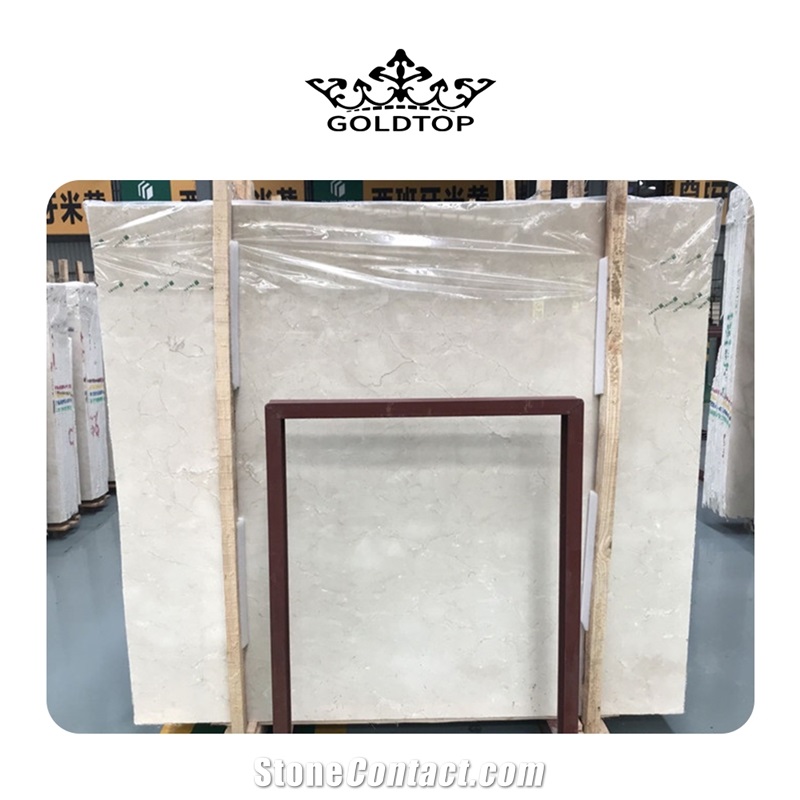 GOLDTOP OEM/ODM Marmer Crema Marfil Marble Polished Tiles