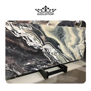 HIGH-GLOSS ITALIAN VIOLET MARBLE SLABS