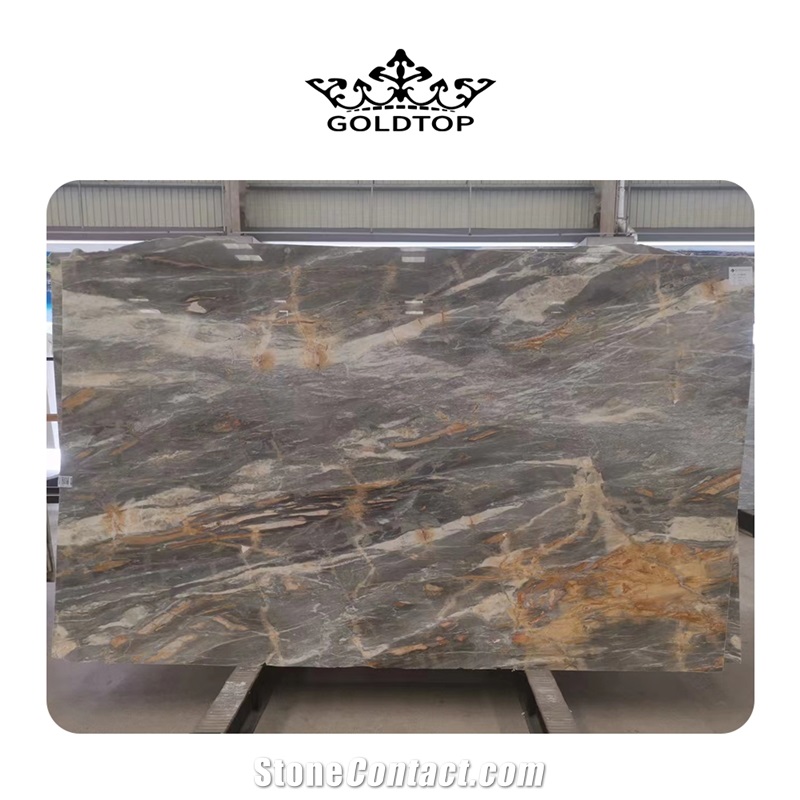 High Quality Fior Di Bosco Blue Marble Slabs For Wall