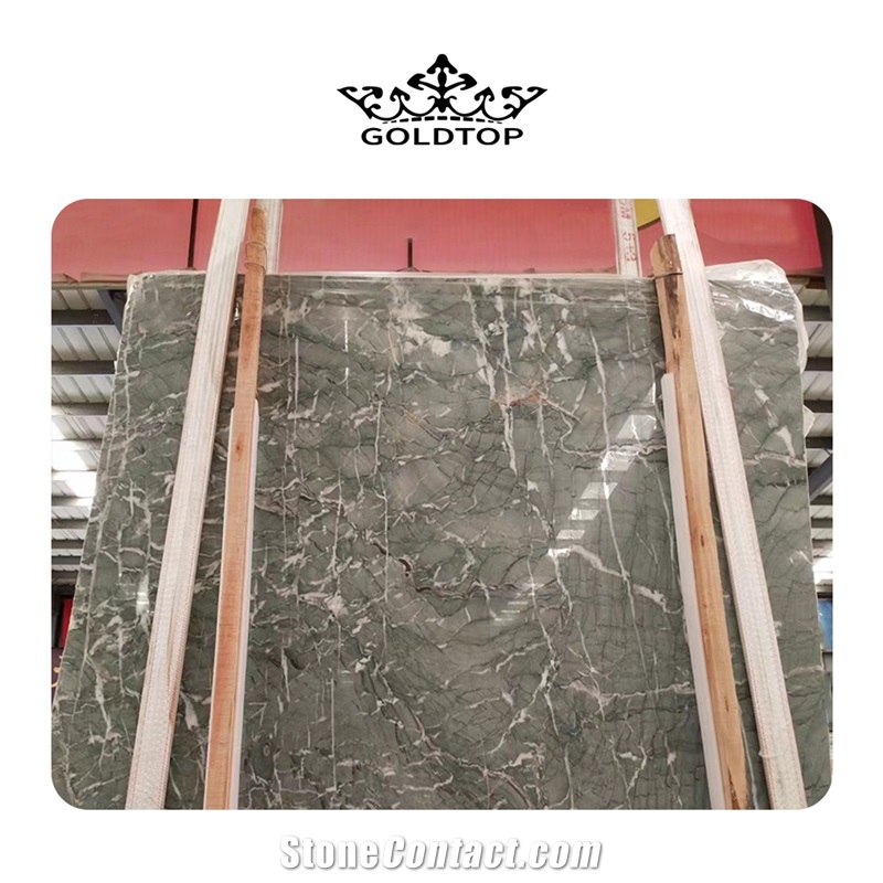 HIGH QUALITY GREEN MARBLE SLABS CLEAR WALL FLOOR TILES