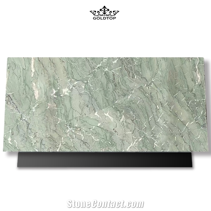 HIGH QUALITY GREEN MARBLE SLABS CLEAR WALL FLOOR TILES