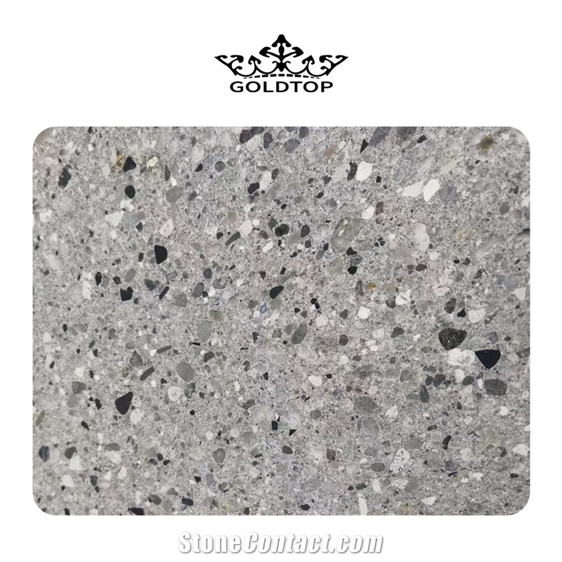 Modern Style Natural Conglomerates Slabs For Bathroom