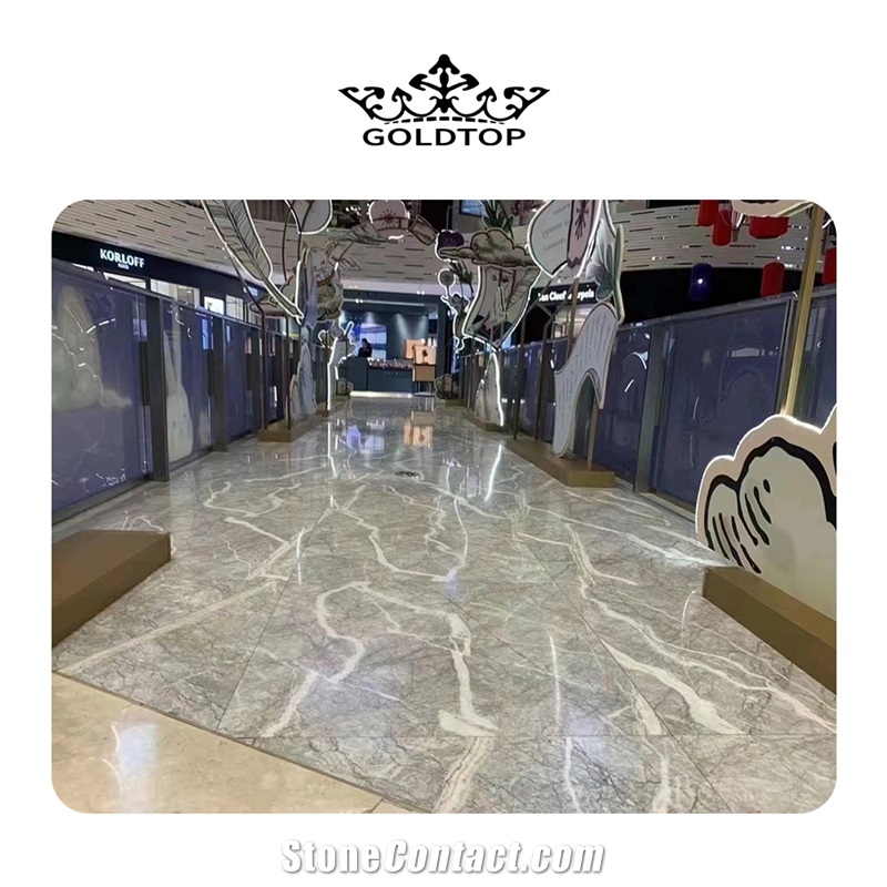 Polished Italy Fior Di Bosco Marble Slabs For Floor