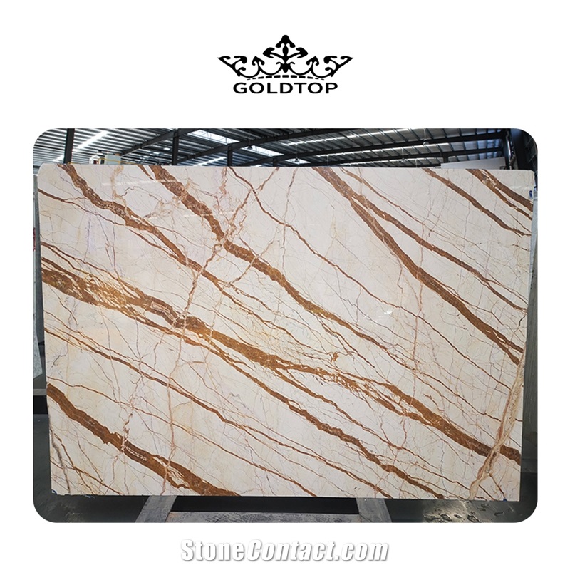 Wholesale Price Golden Canali Marble Slabs For Apartment
