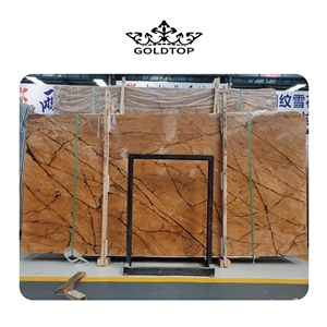 Wholesale Price Rainforest Brown Coffee Marble Slabs