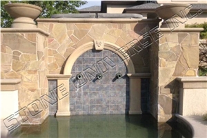 Brown Mist Sandstone Wall Flagstone