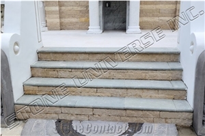 Indigo Bluestone Bullnose Steps