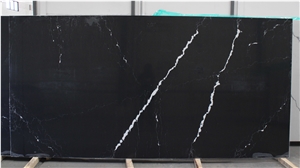 NQ0296 Black Calacatta Marble Look Quartz Philippine Badan