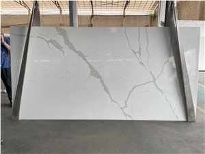Original Production Calacatta Quartz NQ7206 USA Hot Selling