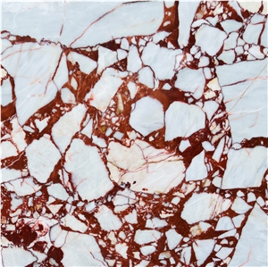 Aris Breccia Red Marble Slab