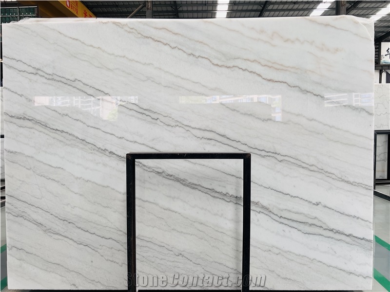 China Carrara White Marble Slab