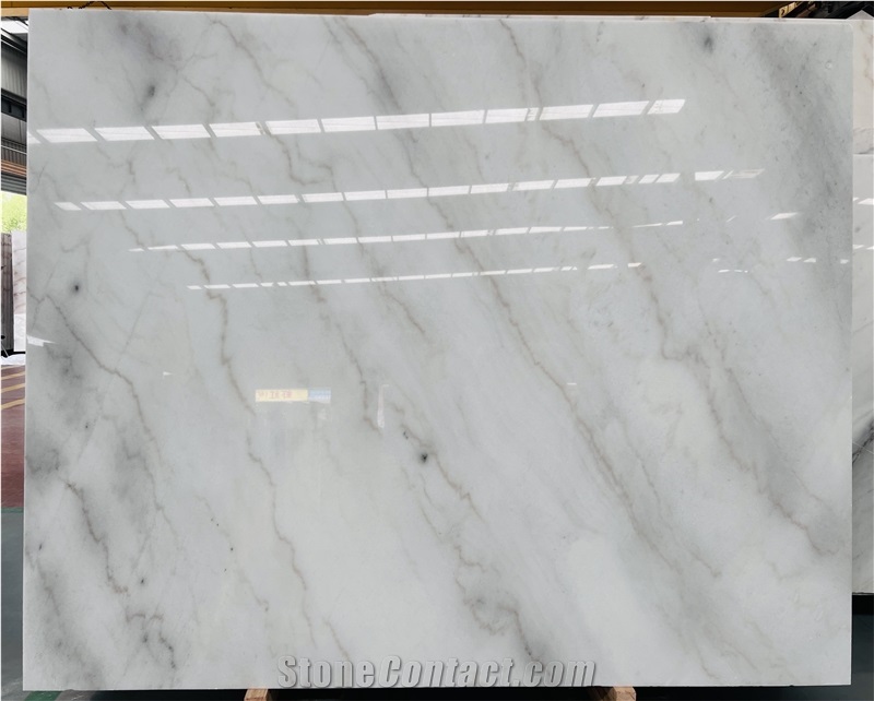 Chinese Bianco Carrara Marble Slab