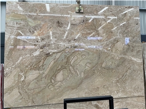 Italy Breccia Oniciata Rosa Marble Slab
