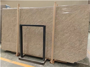 Oman Wave Cream Marble Slab