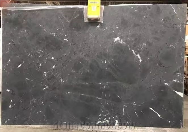 Negresco Quartzite Slab Leathered, Negresco Black Quartzite