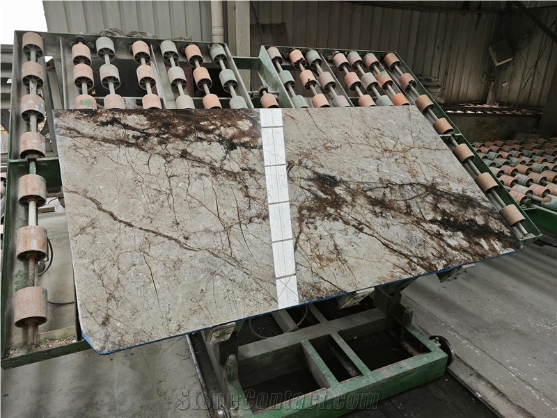 Turkey Uni Luxus Grey Marble Slabs Polish Tile