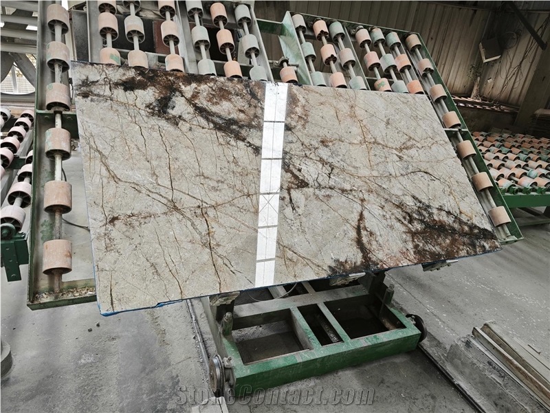 Turkey Uni-Luxus Grey Marble Slabs Polish Tiles