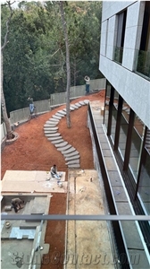 Natural Basalt Garden Stepping Stone